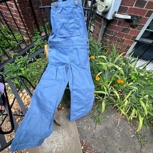 REI Trailsmith Washed Blue Overalls